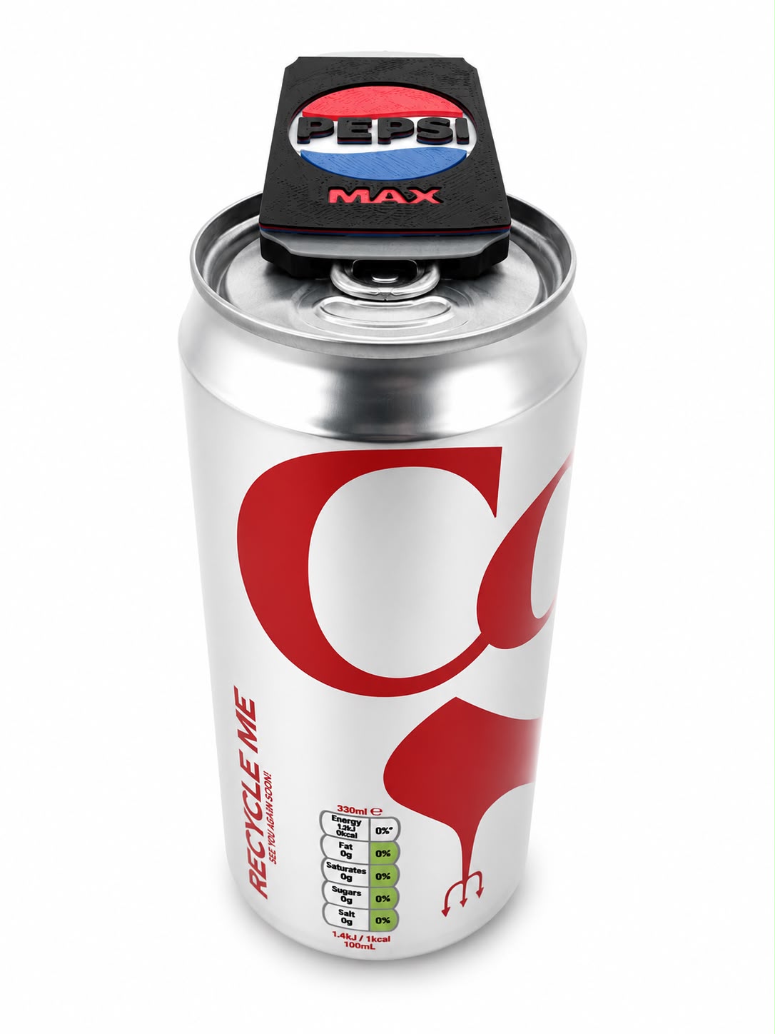 Pepsi Max Can Tab Opener Keyring