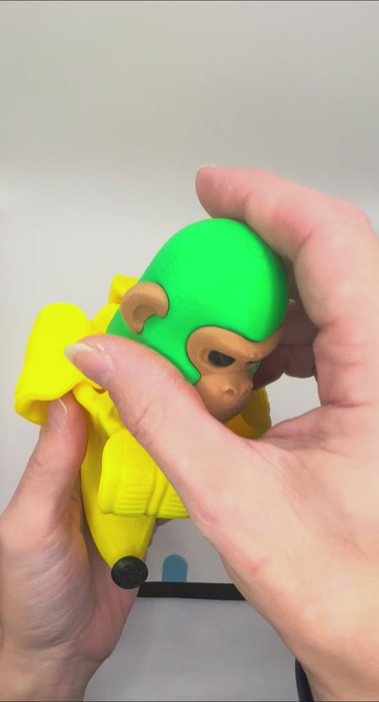 3D Printed Chimpanzini Bananini Figure
