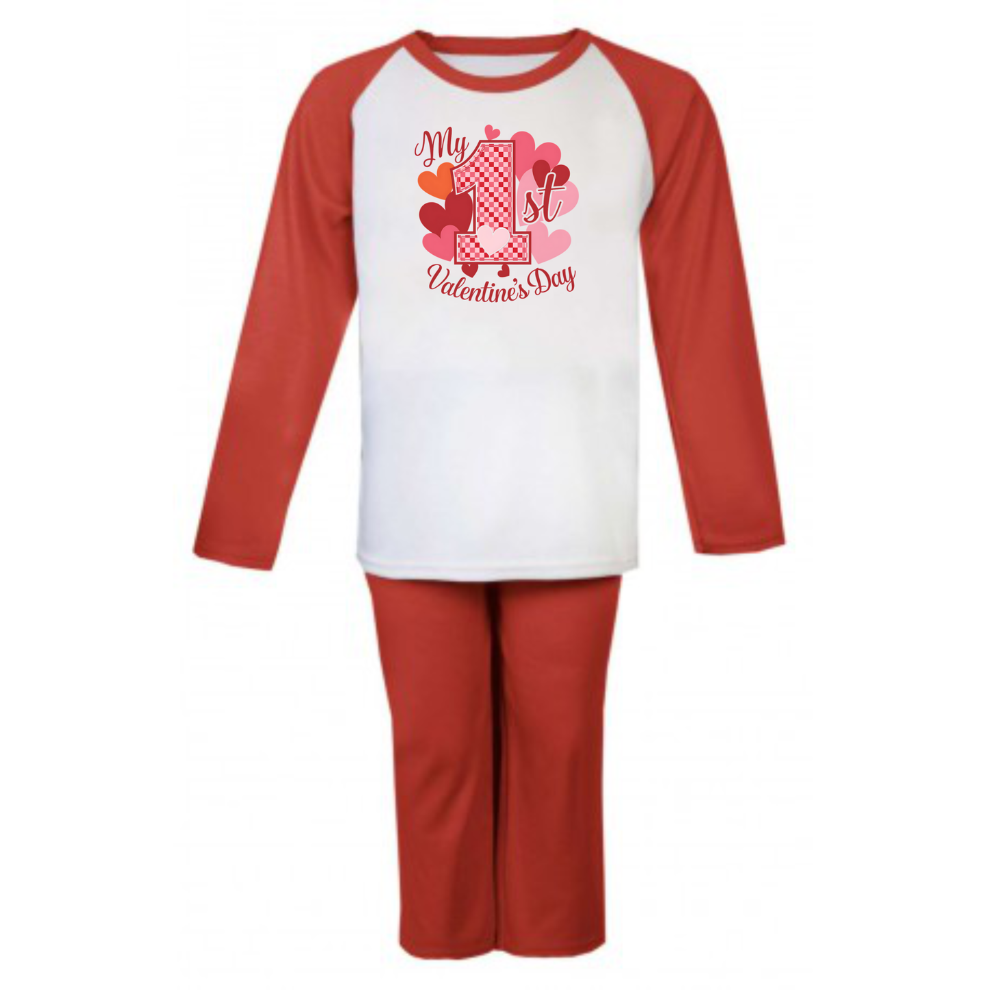 Kids Long Raglan Sleeve Pyjama Set