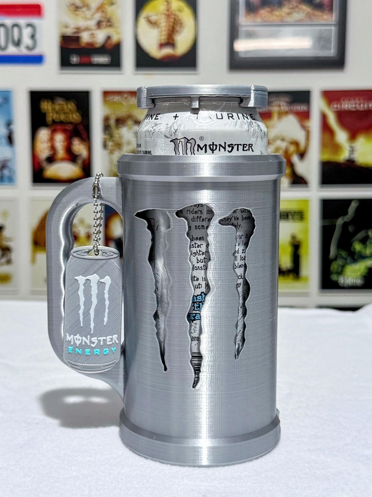 Monster Inspired 500ml Can Holder Bundle | Can Holder, Can Tab Opener & Can Lid Cover