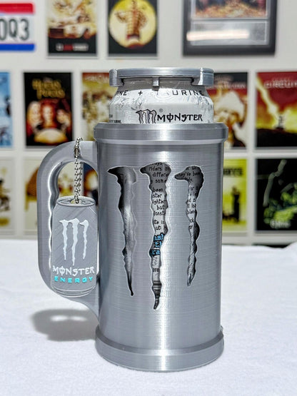 Monster Inspired 500ml Can Holder Bundle | Can Holder, Can Tab Opener & Can Lid Cover